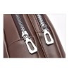 Bolsa de ombro elegante - mochila pequena - com orifício para fones de ouvido - couro