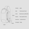 Mochila multifuncional - bolsa de peito / ombro - trava antifurto - à prova d'água