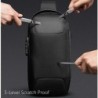 Mochila multifuncional - bolsa de peito / ombro - trava antifurto - à prova d'água