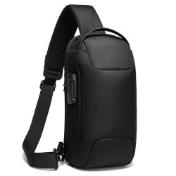 Mochila multifuncional - bolsa de peito / ombro - trava antifurto - à prova d'água