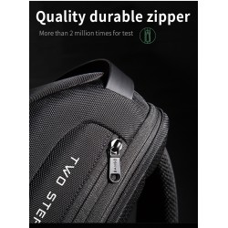Mochila multifuncional - bolsa de peito / ombro - trava antifurto - à prova d'água