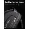 Mochila multifuncional - bolsa de peito / ombro - trava antifurto - à prova d'água