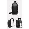Mochila multifuncional - bolsa de peito / ombro - trava antifurto - à prova d'água