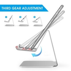 Mini suporte - suporte - para iPad / tablet / telefone - compartimentos ajustáveis