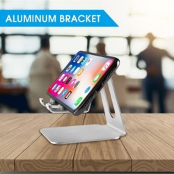 Mini suporte - suporte - para iPad / tablet / telefone - compartimentos ajustáveis