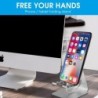 Mini suporte - suporte - para iPad / tablet / telefone - compartimentos ajustáveis