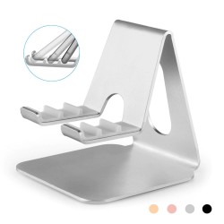 Mini suporte - suporte - para iPad / tablet / telefone - compartimentos ajustáveis
