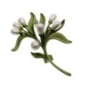 Ramo de oliveira com pérolas - broche elegante