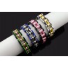 Pulseira de elos de corrente de motocicleta - aço inoxidável