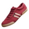 Sapatos masculinos clássicos - tênis de lona plana - bico redondo - cadarço