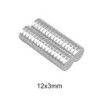 N35 - ímã de neodímio - disco forte - 12 * 3 mm