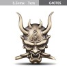 Adesivo de carro/motocicleta - emblema de metal - samurai japonês 3D