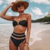 Conjunto de biquíni sexy - com push up - cintura alta