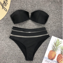 Conjunto de biquíni sexy - com push up - cintura alta