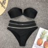 Conjunto de biquíni sexy - com push up - cintura alta
