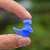 Tampões de ouvido à prova d'água de silicone - com caixa de armazenamento