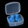 Tampões de ouvido à prova d'água de silicone - com caixa de armazenamento