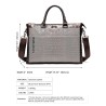 Bolsa de couro luxuosa - com alça de ombro - padrão de pele de crocodilo - couro genuíno