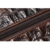 Bolsa de couro luxuosa - com alça de ombro - padrão de pele de crocodilo - couro genuíno