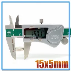 N35 - neodymium magnet - strong round disc - 15mm * 5mmN35
