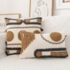 Capa de almofada exclusiva - bordado de algodão - estilo Boho marroquino