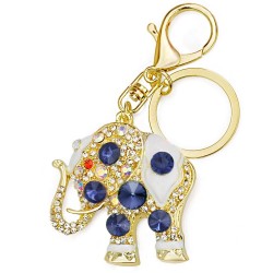 Elefante de cristal - chaveiro