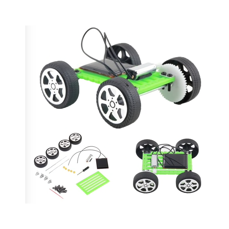Brinquedo movido a energia solar - carro faça você mesmo - kit