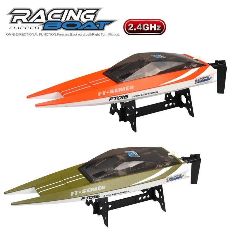 Feilun FT016 - barco de corrida - impermeável - 2.4G 4CH - alta velocidade 35km/h - brinquedo RC