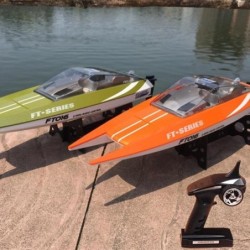 Feilun FT016 - barco de corrida - impermeável - 2.4G 4CH - alta velocidade 35km/h - brinquedo RC