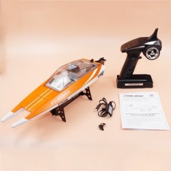 Feilun FT016 - barco de corrida - impermeável - 2.4G 4CH - alta velocidade 35km/h - brinquedo RC