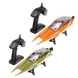 Feilun FT016 - barco de corrida - impermeável - 2.4G 4CH - alta velocidade 35km/h - brinquedo RC