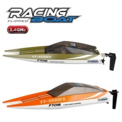 Feilun FT016 - barco de corrida - impermeável - 2.4G 4CH - alta velocidade 35km/h - brinquedo RC