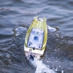 Feilun FT016 - barco de corrida - impermeável - 2.4G 4CH - alta velocidade 35km/h - brinquedo RC