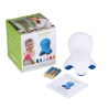 Mini massageador profissional - relaxamento - alívio da dor - com LED - formato de polvo