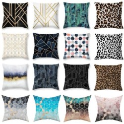 Capa de almofada decorativa - estampa de leopardo animal - 45 cm * 45 cm