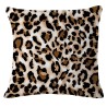 Capa de almofada decorativa - estampa de leopardo animal - 45 cm * 45 cm