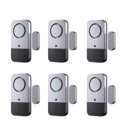 Sensor magnético de porta/janela - alarme - sem fio - sistema de proteção de segurança antifurto