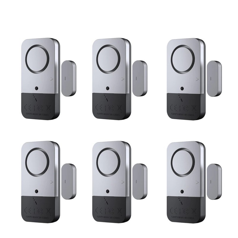 Sensor magnético de porta/janela - alarme - sem fio - sistema de proteção de segurança antifurto