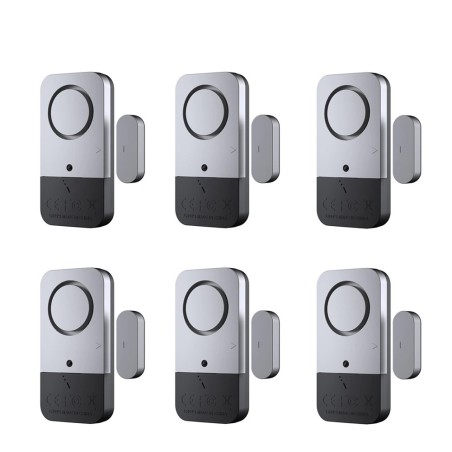 Sensor magnético de porta/janela - alarme - sem fio - sistema de proteção de segurança antifurto