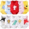 Baby sleeveless romper - cotton vest - cartoon printClothes