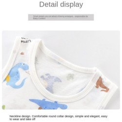 Baby sleeveless romper - cotton vest - cartoon printClothes