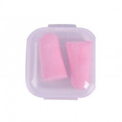 Sponge earplugs - anti-noise - sleeping - travel - with boxSleeping