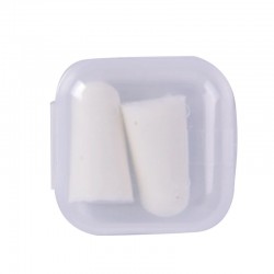 Sponge earplugs - anti-noise - sleeping - travel - with boxSleeping