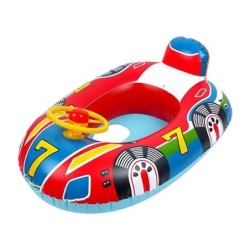 Assento flutuante inflável - brinquedo de natação - em forma de carro