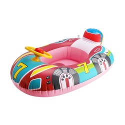 Assento flutuante inflável - brinquedo de natação - em forma de carro