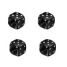 Aluminum tire valves - dice shaped - 4 piecesWheel parts