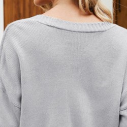 Cardigan clássico - suéter manga longa - com botões - padrão floral