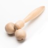 Eye / face / body massager - wooden rollerMassage