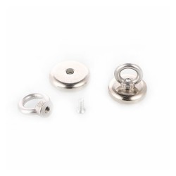 36mm - 50kg - ímã de recuperação de neodímio - detector de metais - gancho de garra