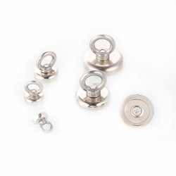 36mm - 50kg - ímã de recuperação de neodímio - detector de metais - gancho de garra